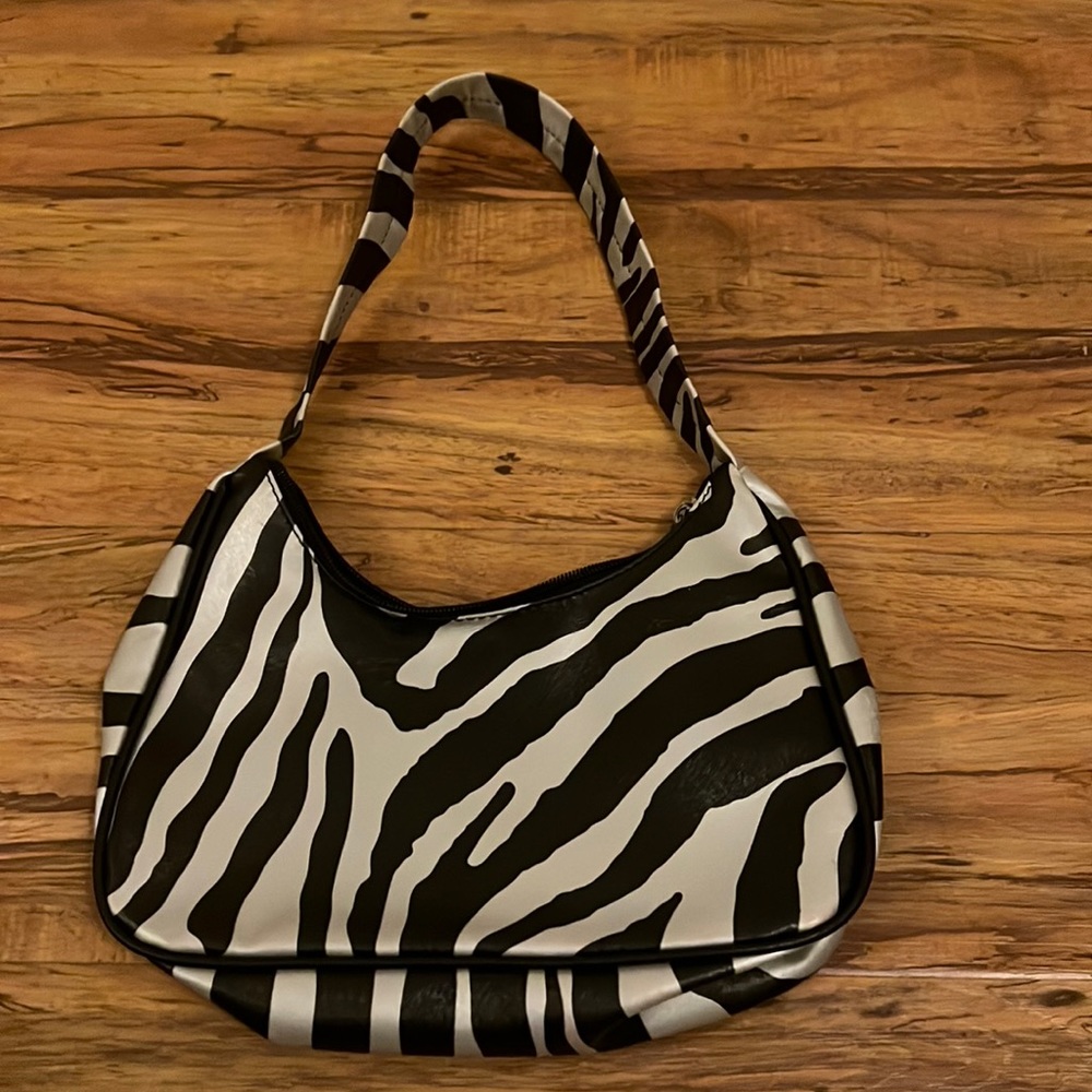 zebra shoulder bag